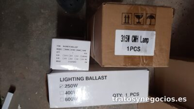 Lote de 47 balastros electromagnéticos 315 W cerrados, nuevos