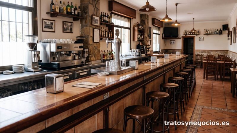 Bar de barrio con licencia y terraza, listo para abrir