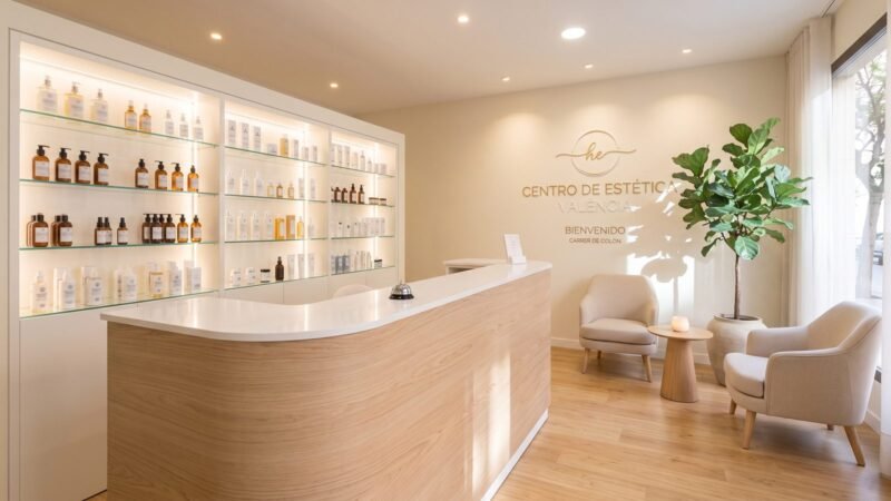 Centro de estética cerrado, totalmente equipado