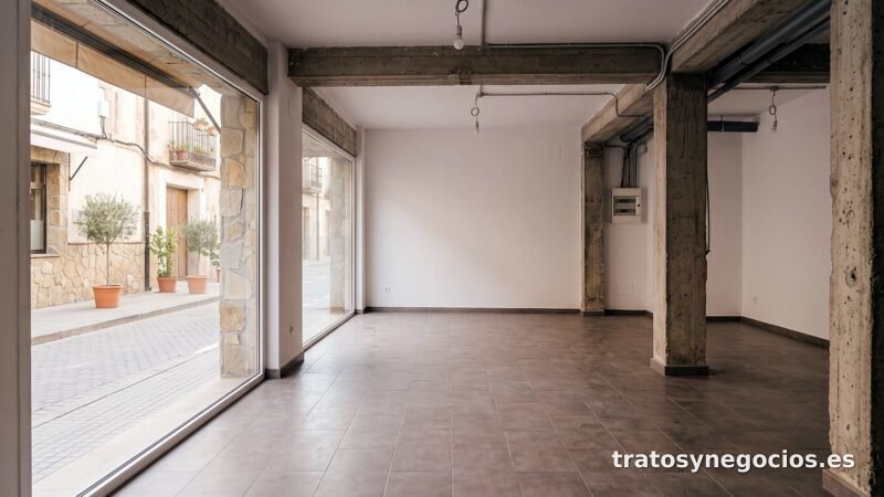 Local comercial a pie de calle con gran escaparate, 120 m²
