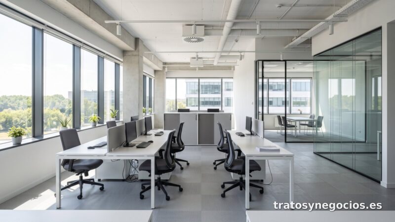 Oficina equipada de 60 m² en edificio de oficinas, lista para entrar